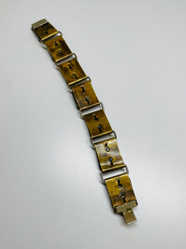 1940’s Black and Gold Bracelet Devil's Details